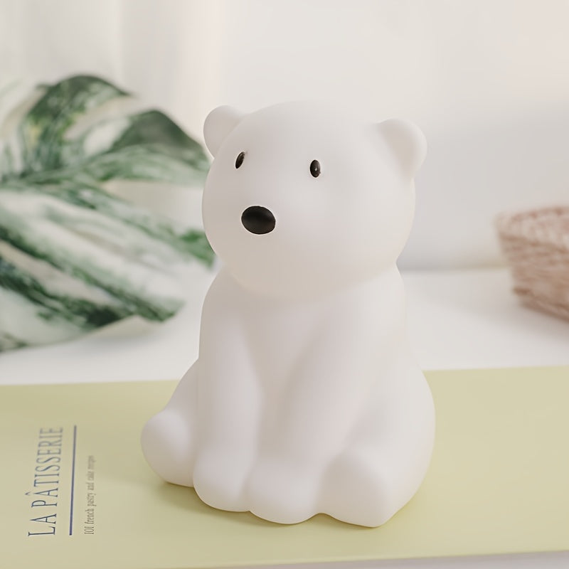 Rynx | PolarGlow - Cartoon Polar Bear Night Light with LED Uplight