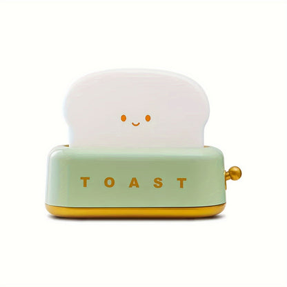 Rynx | LumiToast - Sweet USB Rechargeable LED Toaster Table Lamp, 3000K Warm Light