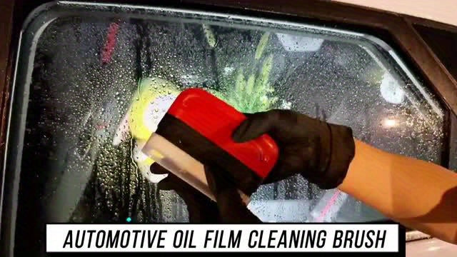 Rynx | 2024 New Windshield Glass Cleaning Brush - Multipurpose Oil and Fog Remover | Strong Coating for Rain-Resistant Shine