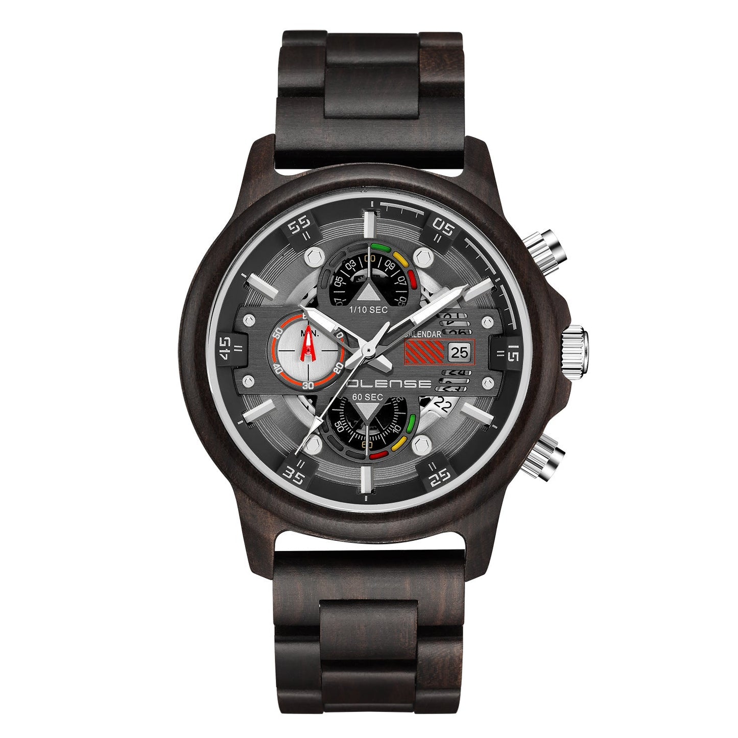 Rynx | Men's Wooden Watch Quartz Multifunctional Luminous
