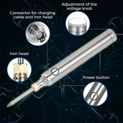 Rynx | Wireless Soldering Iron with Wireless Charging – Portable USB-powered Tool