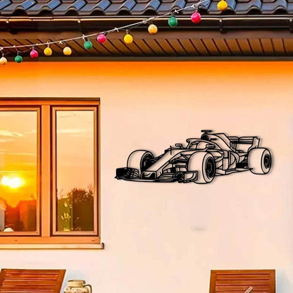Rynx | RaceSculpt - Formula Racing Car Metal Wall Sculpture