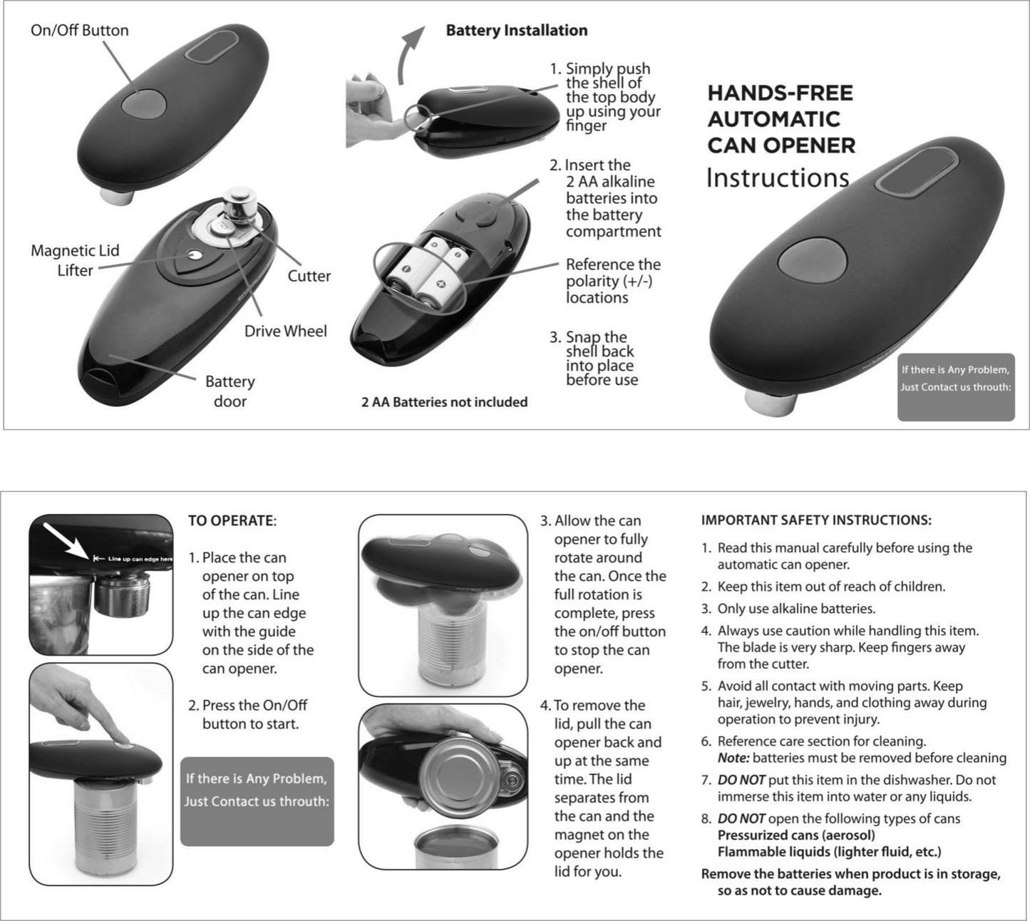 Rynx | Electric can opener