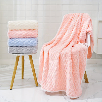 Rynx | 2pcs Ultra-Soft Microfiber Bath Towels - Super Absorbent, Quick-Dry Waffle Weave for Daily Use, Spa, Gym and Travel