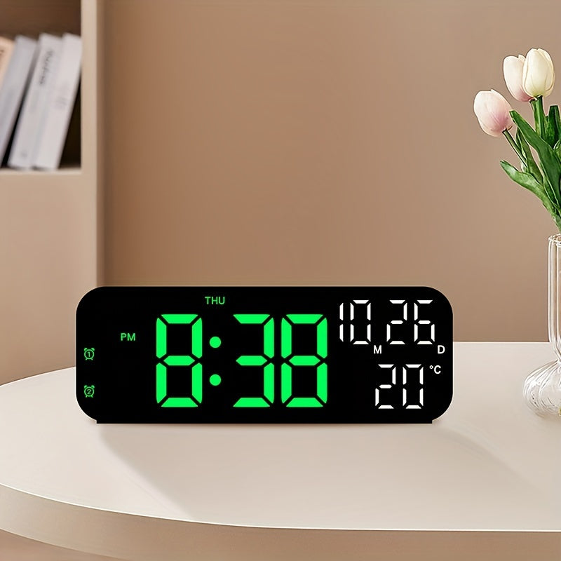 Rynx | DeskTime - Digital USB Desk Clock with Date and Temperature Display