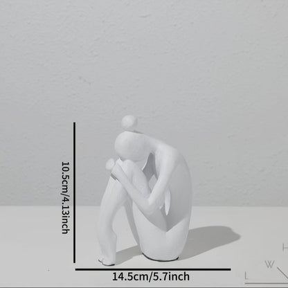 Rynx | AbstractSculpt - Modern Figure Bookends for Home & Office
