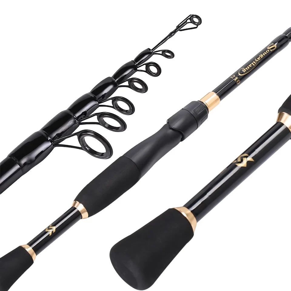 Rynx | Ultralight Telescopic Bait Fishing Rod - Carbon Fiber