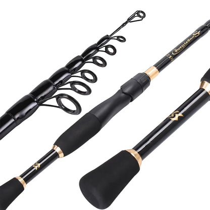 Rynx | Ultralight Telescopic Bait Fishing Rod - Carbon Fiber