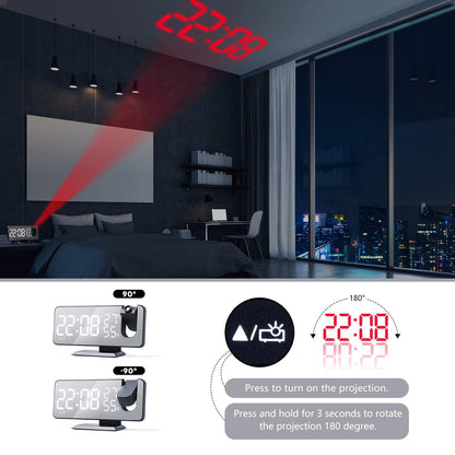 Rynx | Bedroom Projection Digital Alarm Clock