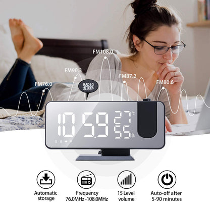 Rynx | Bedroom Projection Digital Alarm Clock