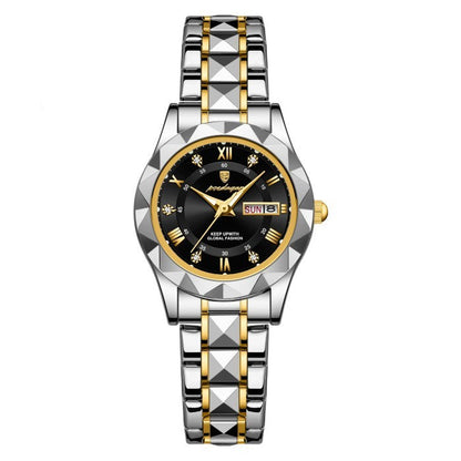 Rynx | Waterproof women's luminous dual calendar watch