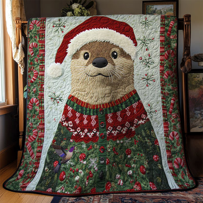 Rynx | Otter Christmas Charm Quilt