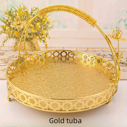Rynx | VintageServe - Layered Metal Fruit Bowl