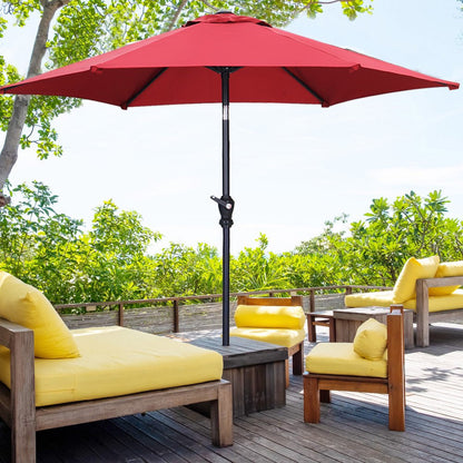 Rynx | 7.5FT Patio Umbrella with Push Button Tilt and Crank