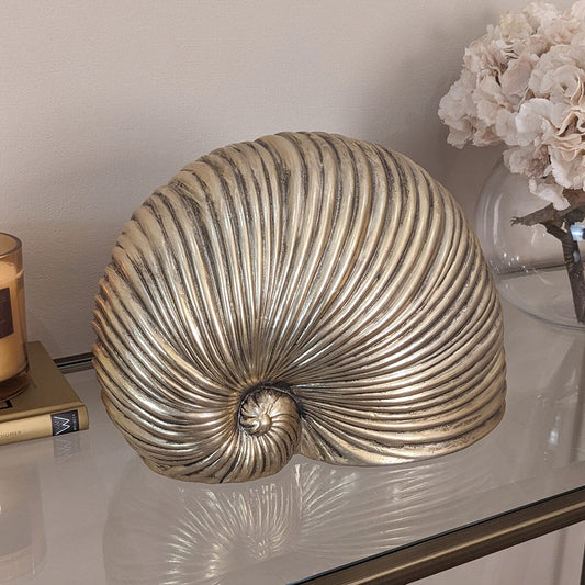 Rynx | Bianco Gold Shell Decorative Ornament