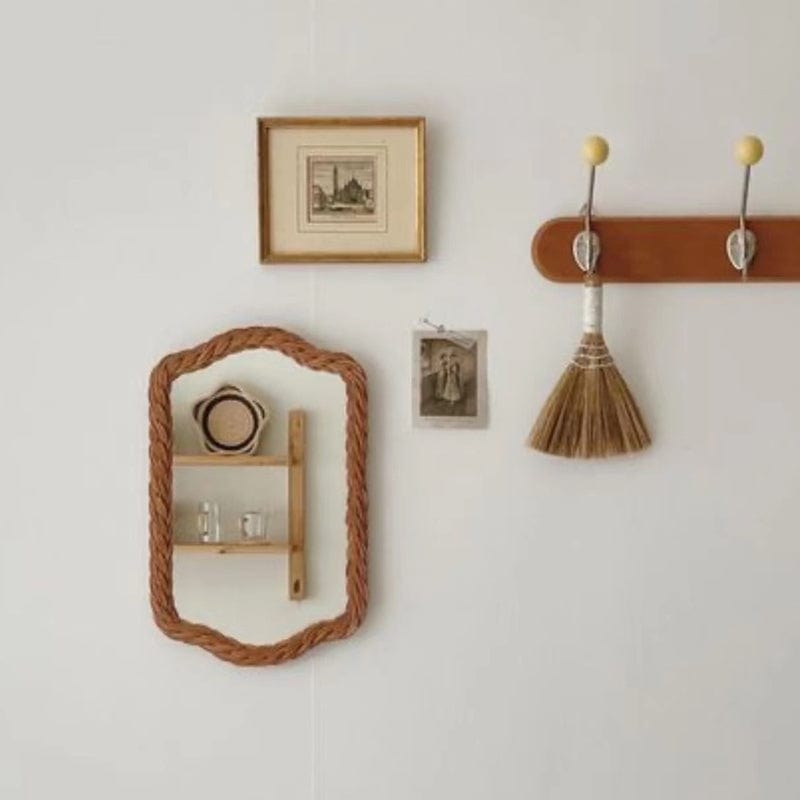 Rynx | Rattan Woven Accent Mirror