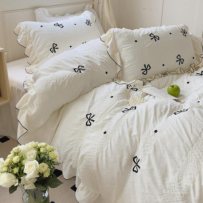 Rynx Dreamy Band Ruffle Bed Linen Set