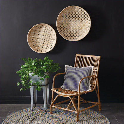 Rynx | Boho Bamboo Baskets, Set of Two