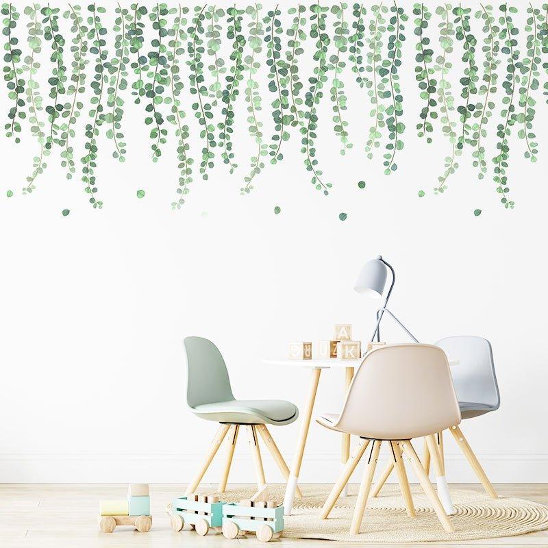 RYNX | Green Leaves Wall Stickers