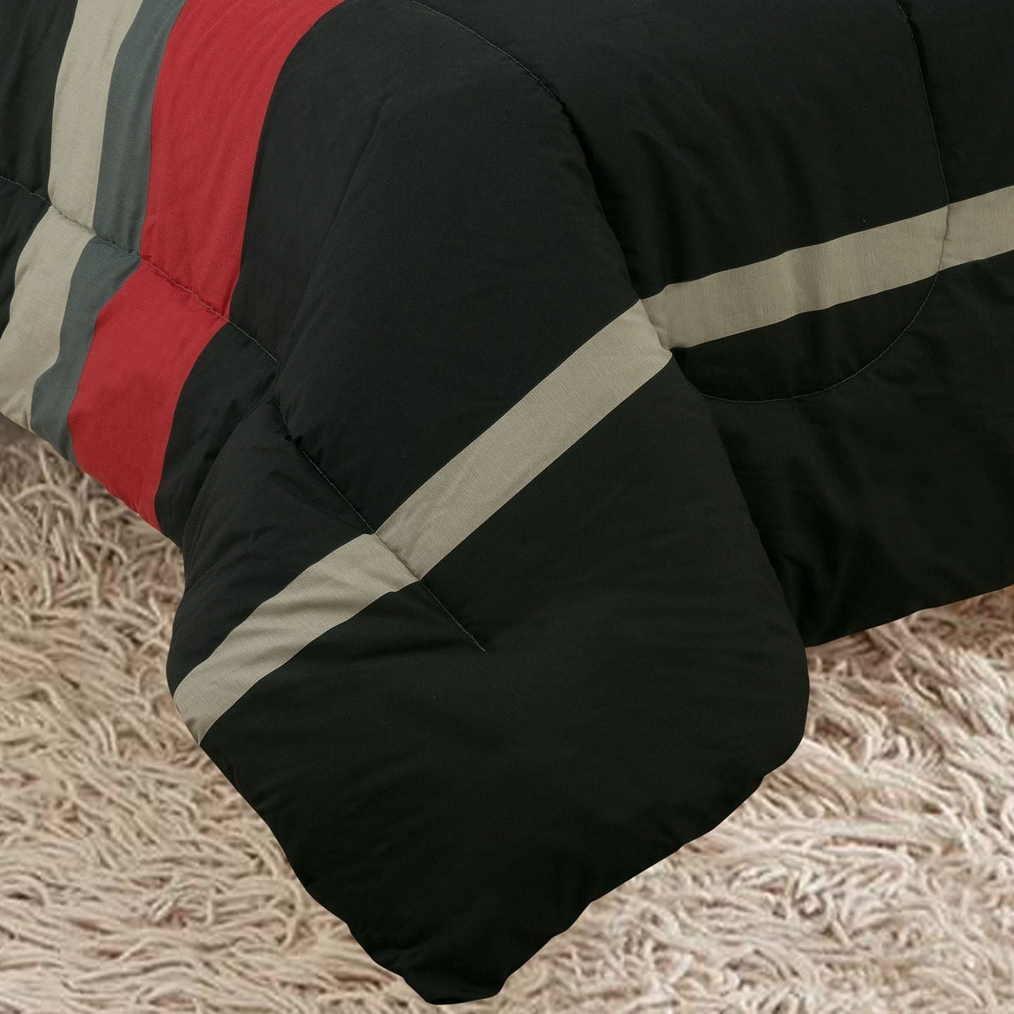 Rynx | Brooklyn Flat Rugby Stripe Bed-in-a-Bag Set