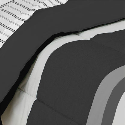 Rynx | Brooklyn Flat Rugby Stripe Bed-in-a-Bag Set