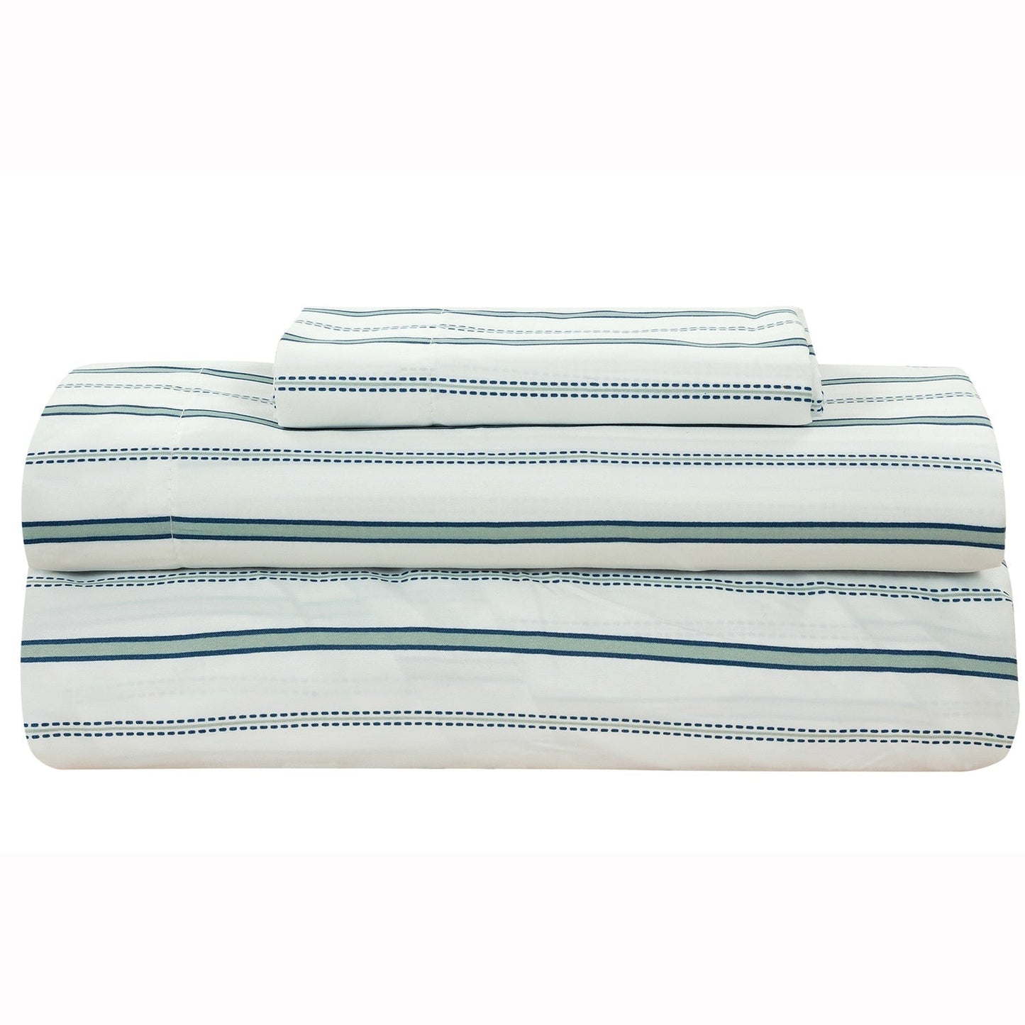 Rynx | Brooklyn Flat Rugby Stripe Bed-in-a-Bag Set