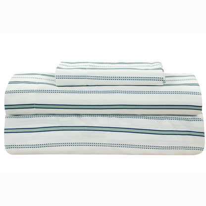 Rynx | Brooklyn Flat Rugby Stripe Bed-in-a-Bag Set