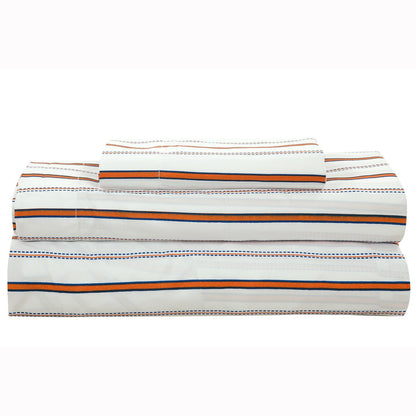 Rynx | Brooklyn Flat Rugby Stripe Bed-in-a-Bag Set