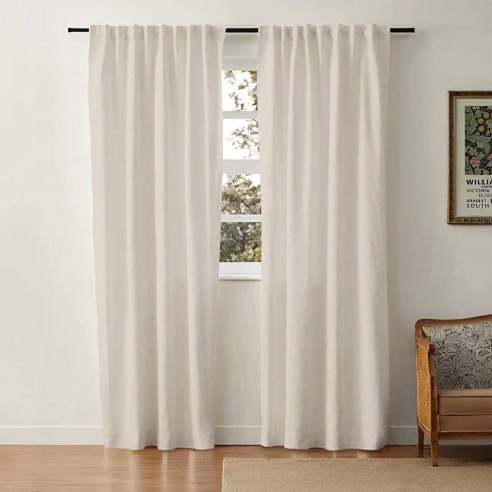 Rynx | Aira - Linen-Cotton Curtain with Soft Fabric