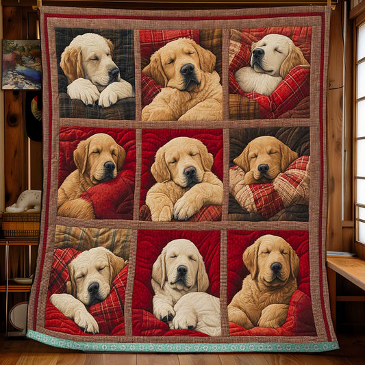 Rynx | Patchwork Golden Retriever Blanket