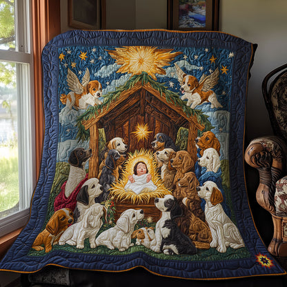 Rynx | Christmas Dog Angel Quilt