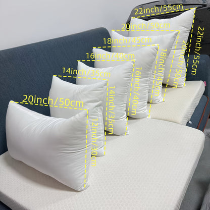 Rynx | 4 pcs Classic White Pillow Fill - High elastic pillows for sofa, car, and bedroom decoration
