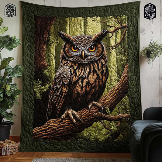 Rynx | Dangerous Forest Owl Quilt
