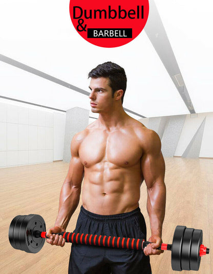 RYNX |-40kg Adjustable Dumbbell Set Barbell Home GYM Exercise Weight Fitness Workout