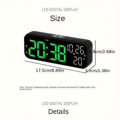 Rynx | DeskTime - Digital USB Desk Clock with Date and Temperature Display