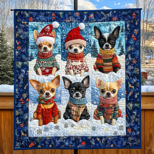 Rynx | Chihuahua Winter Charm Quilt