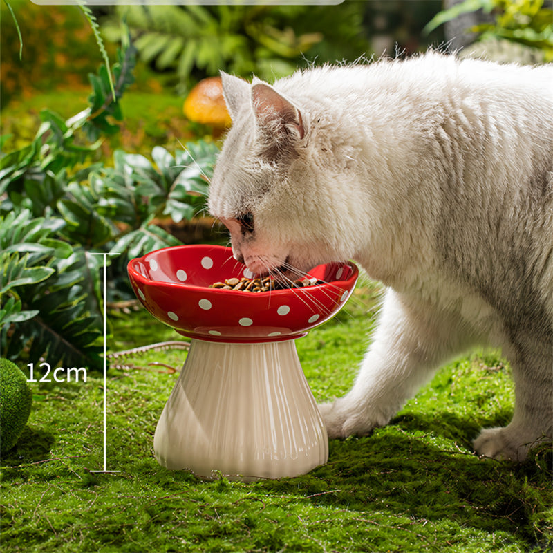 Rynx | Cute Mushroom Ceramic Pet Bowl
