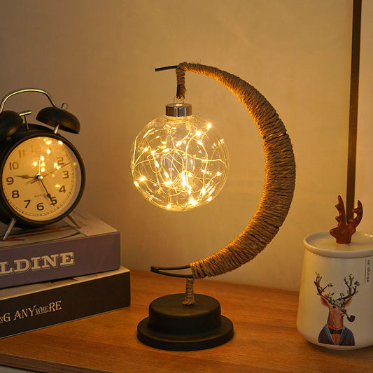 Rynx | MaanLys - Smedjern LED Table Lamp With Decorative Desk Lamp Design