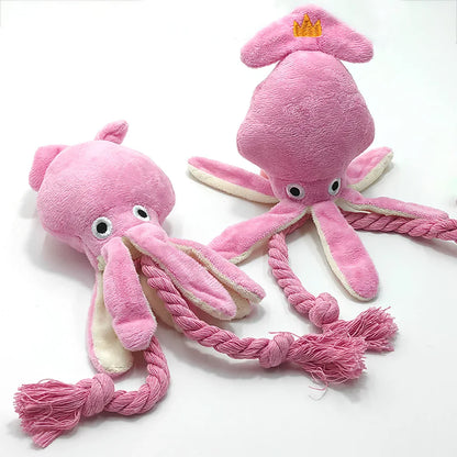 Rynx | Durable Squeaky Plush Dog Toy - Bite Resistant & Teeth Cleaning for Small to Medium Dogs