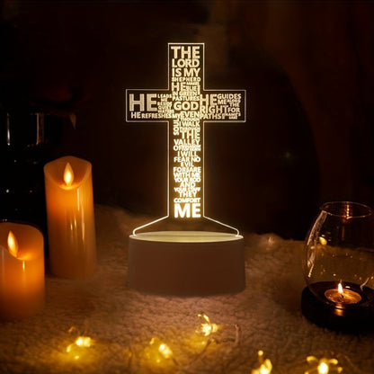 Rynx | CrossLight - 3D LED Night Light Acrylic USB-powered