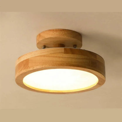 Rynx | Round Ceiling Lamp In Wood – Warmth And Style For Any Interior