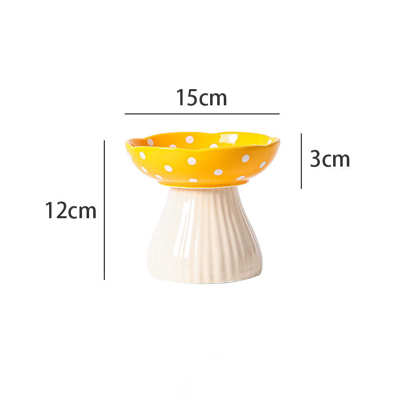 Rynx | Cute Mushroom Ceramic Pet Bowl