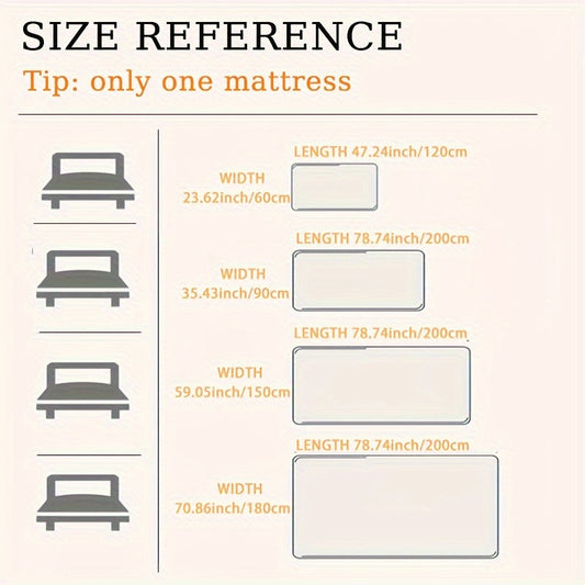 Rynx | Soft & Cozy Milk Velvet Mattress Protector - Warm Plush Autumn/Winter Bedding, King Size Bed Comforter Set for Bedrooms, Apartments, and Dorms