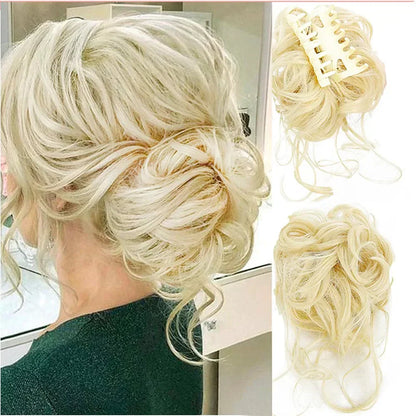 RYNX | Curlybun: Instant Curled Bun Hair Clip Blonde