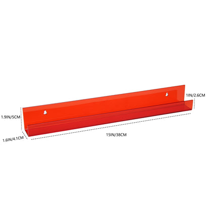 Rynx | AcrylicClear - Floating Transparent Storage Shelves for Bedroom, Living Room & Bathroom
