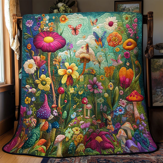 Rynx | Flower Forest Quilted Blanket