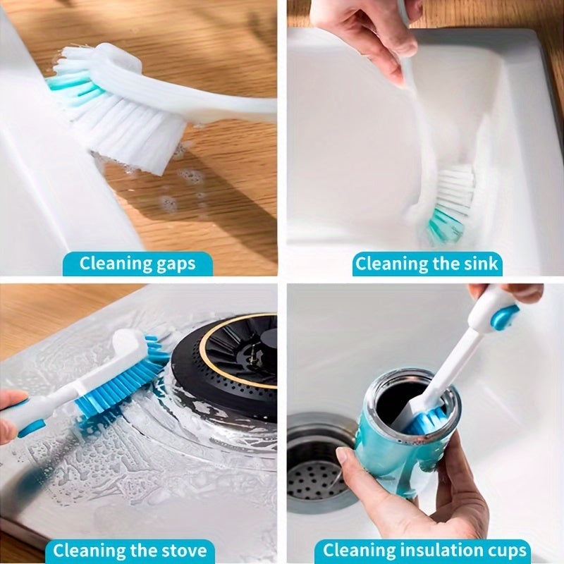 Rynx | Elbow Corner Cleaning Brush - Multi-Purpose Tool for Kitchen Sinks, Bathrooms, Grooves, and Crevices, Ideal for Wash Basins