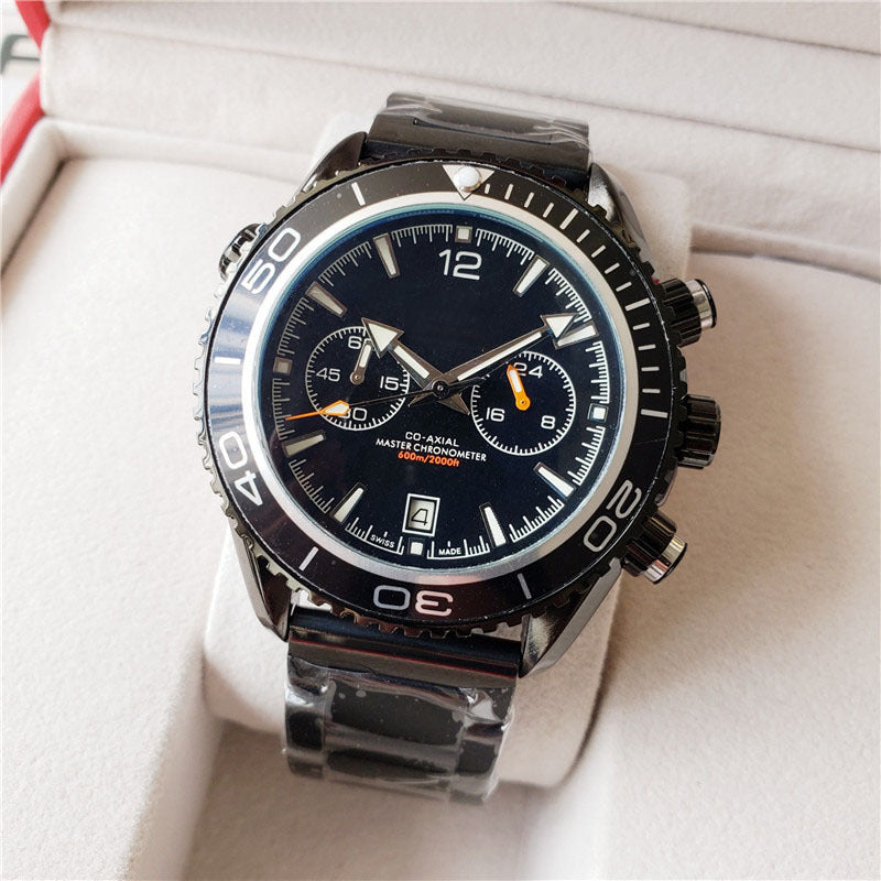 Rynx | Simple Two Eyes Five Hands Calendar Men's Quartz Watch