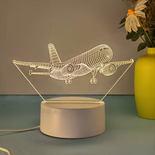 Rynx | SkyGlow - 3D Fly Acrylic Night Light with USB, LED Table Lamp