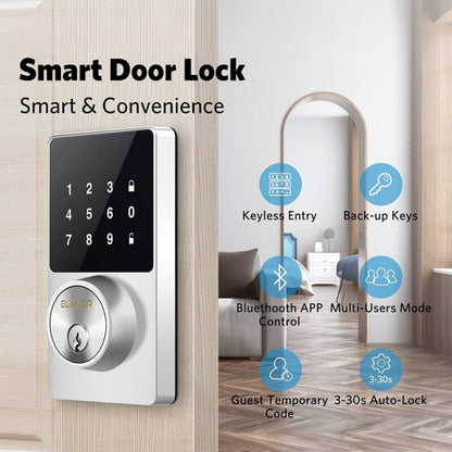 Rynx | Touchscreen Keyless Smart Shield Entry Door Lock